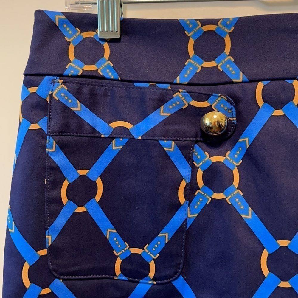 Melly M Skirt Mini B Green / Royal Blue - Picture 2 of 11